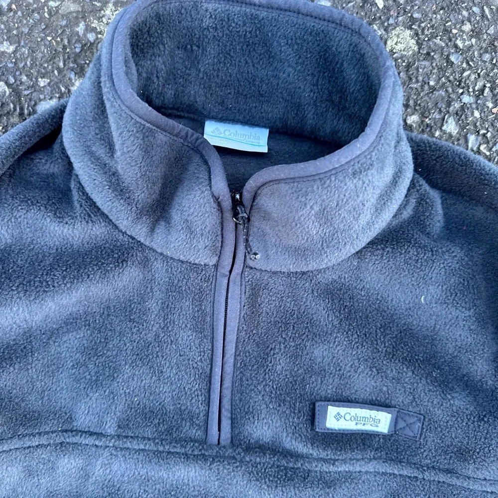 Columbia Men's Steens Mountain Quarter Zip Fleece Jacket Collegiate‎ Navy Medium